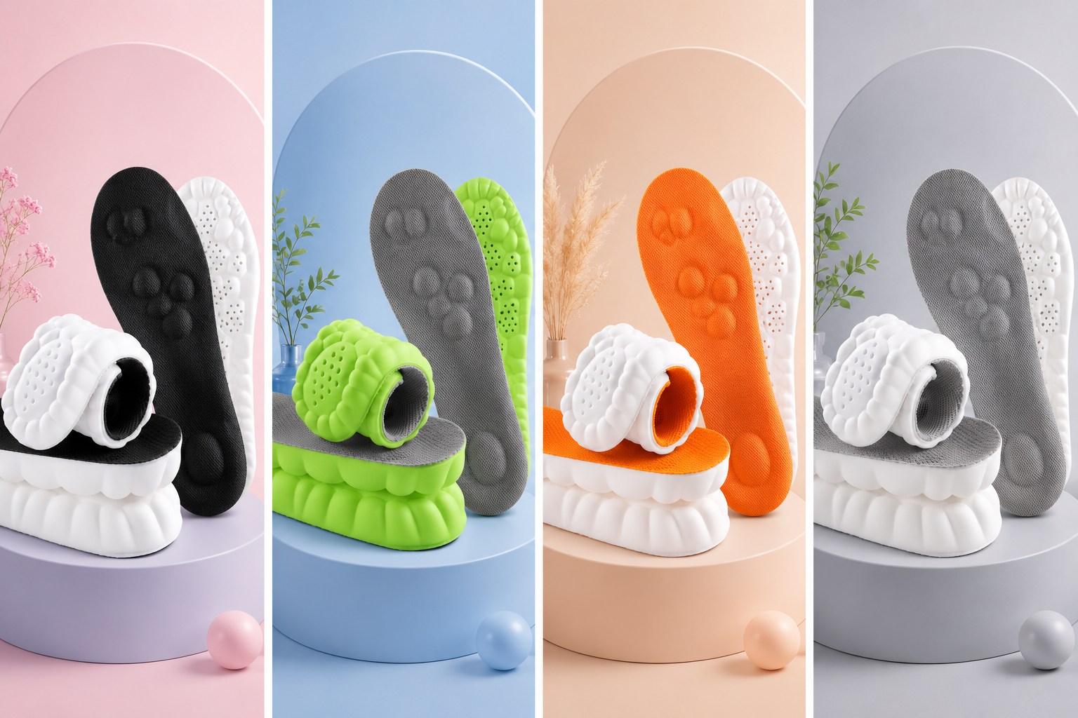Semelles Confort 4D – Soutien & Amorti au Quotidien