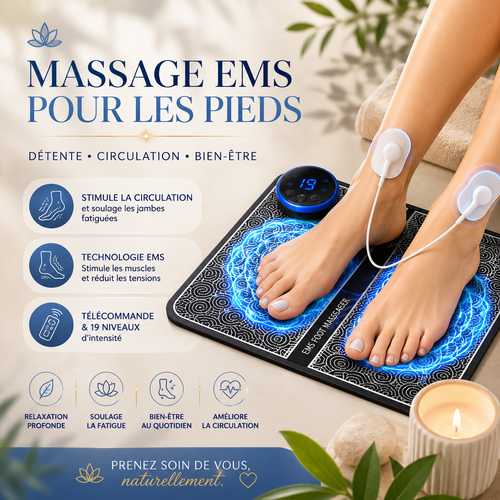 Coussin de Massage EMS pour les Pieds
