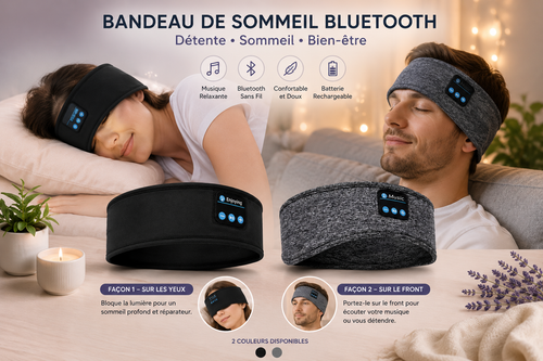 Bandeau de Sommeil Bluetooth Relaxation