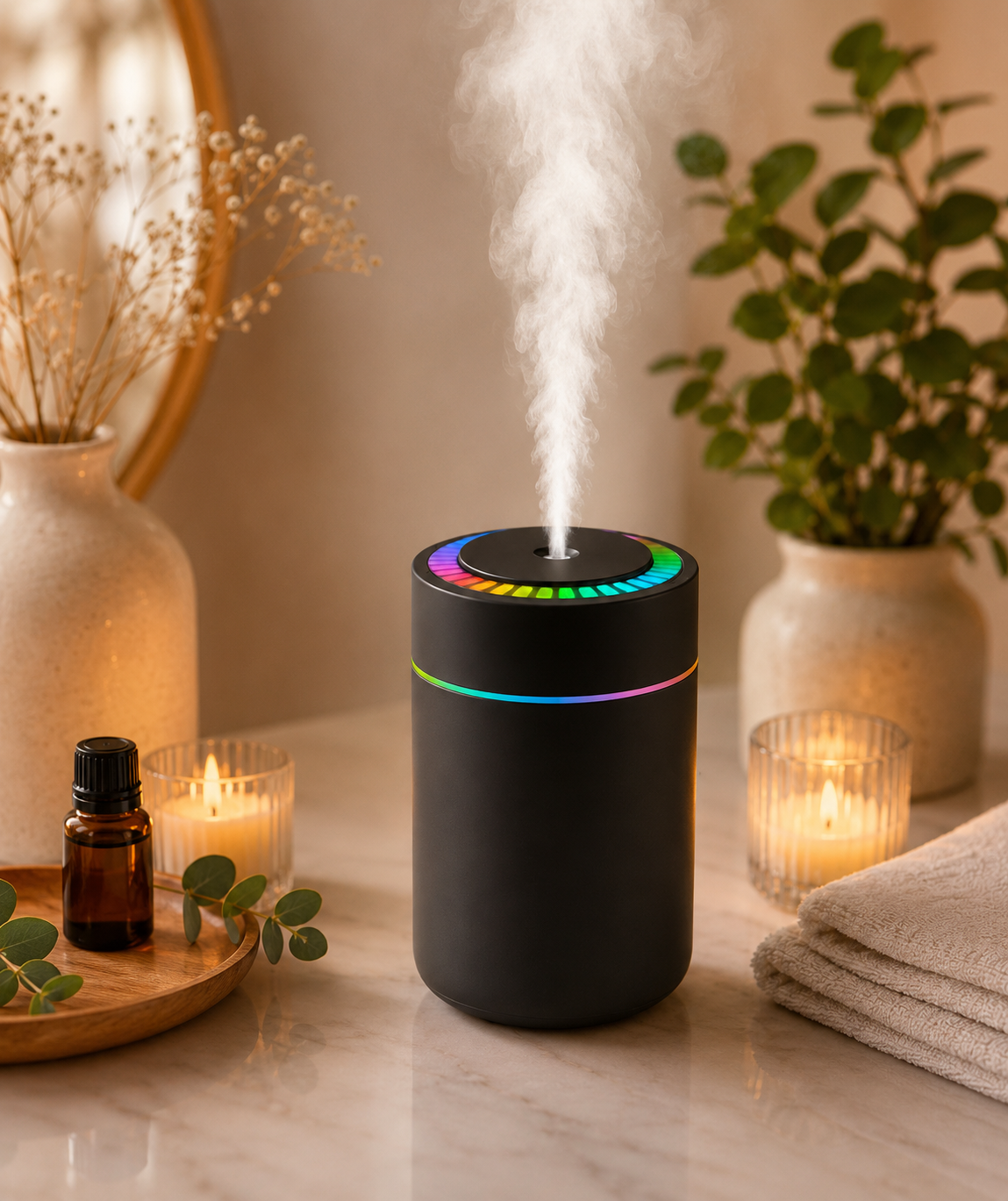 Mini Humidificateur d’Air USB et Diffuseur d’Arômes