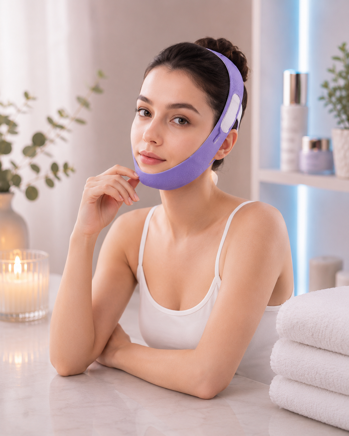 Bandeau Liftant Visage & Menton – L’allié beauté de votre routine bien-être
