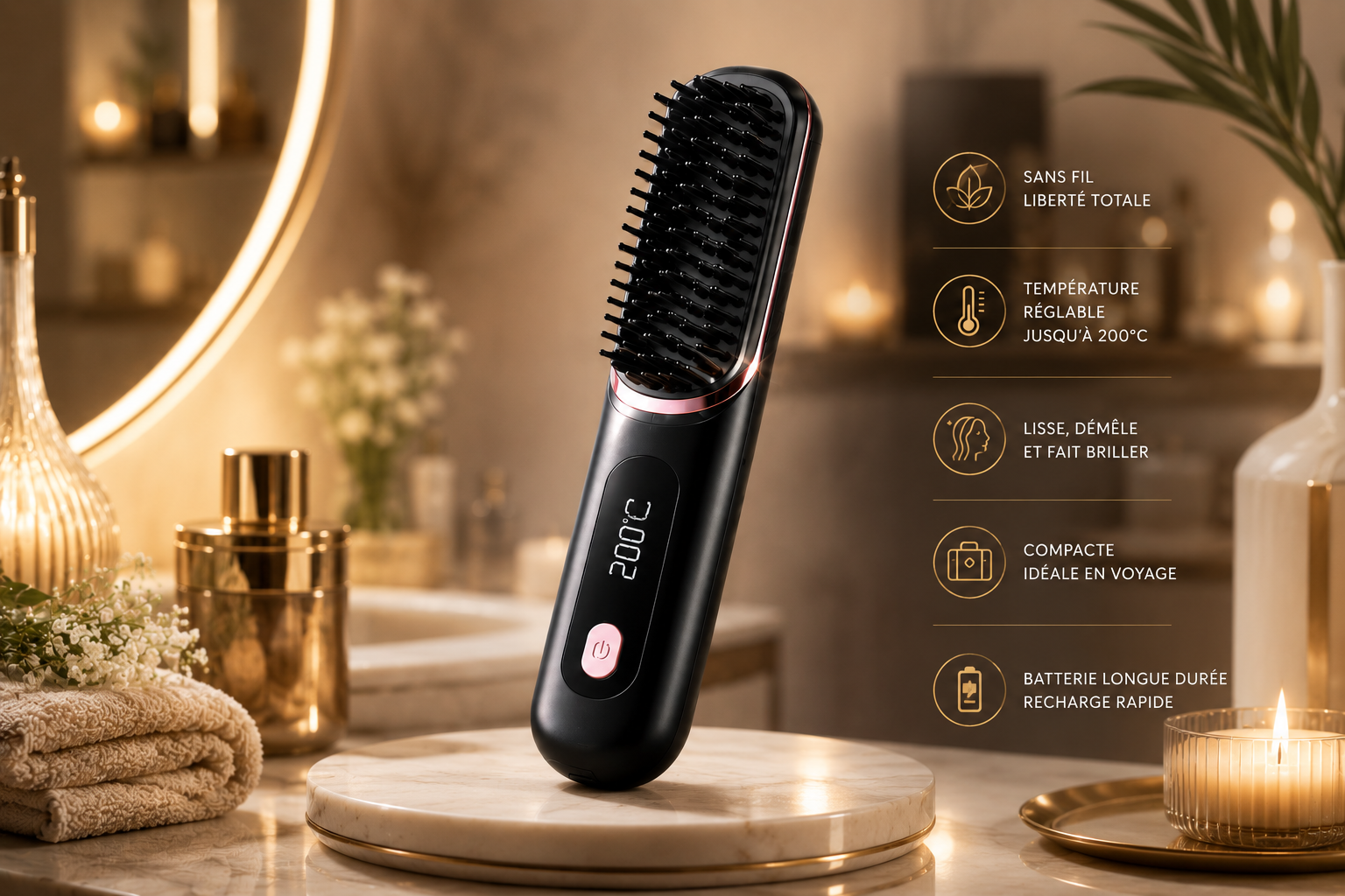 Brosse Lissante Portable Premium™
