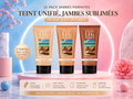 Fond de teint pour jambes Waterproof 100 ml | Effet bronzé naturel & anti-transfert