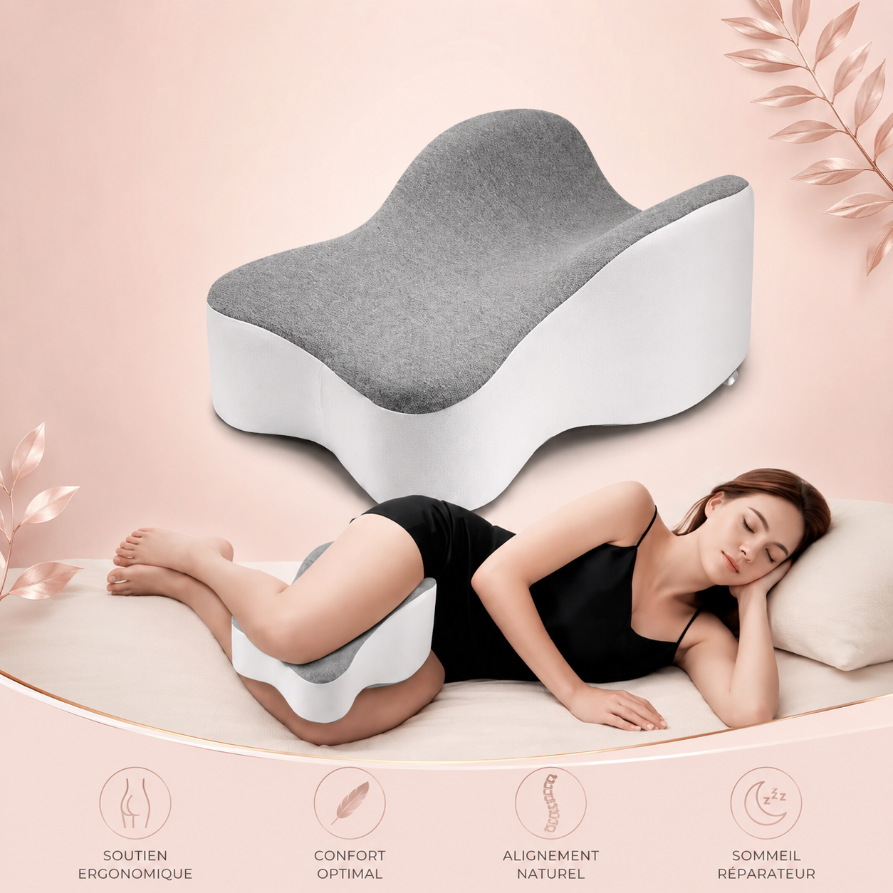 Coussin Orthopédique de Sommeil – Confort & Alignement Optimal