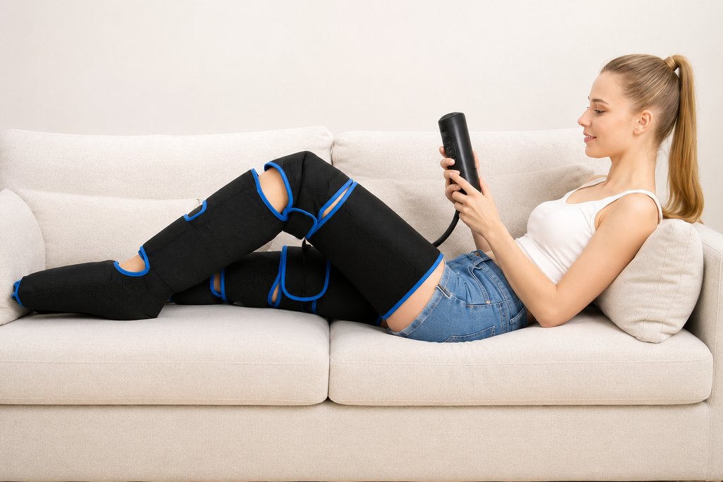 Bottes de Pressothérapie Sans Fil & Chauffantes