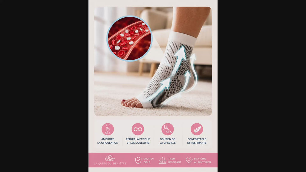 PACK DUO – 2 PAIRES DE CHAUSSETTES DE COMPRESSION