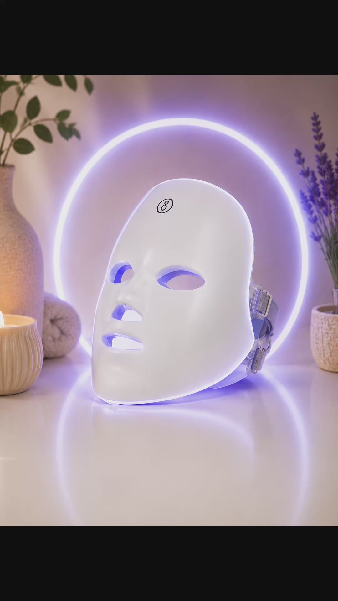 Masque LED Visage 7 Couleurs Sans Fil – Votre Rituel Beauté à Domicile